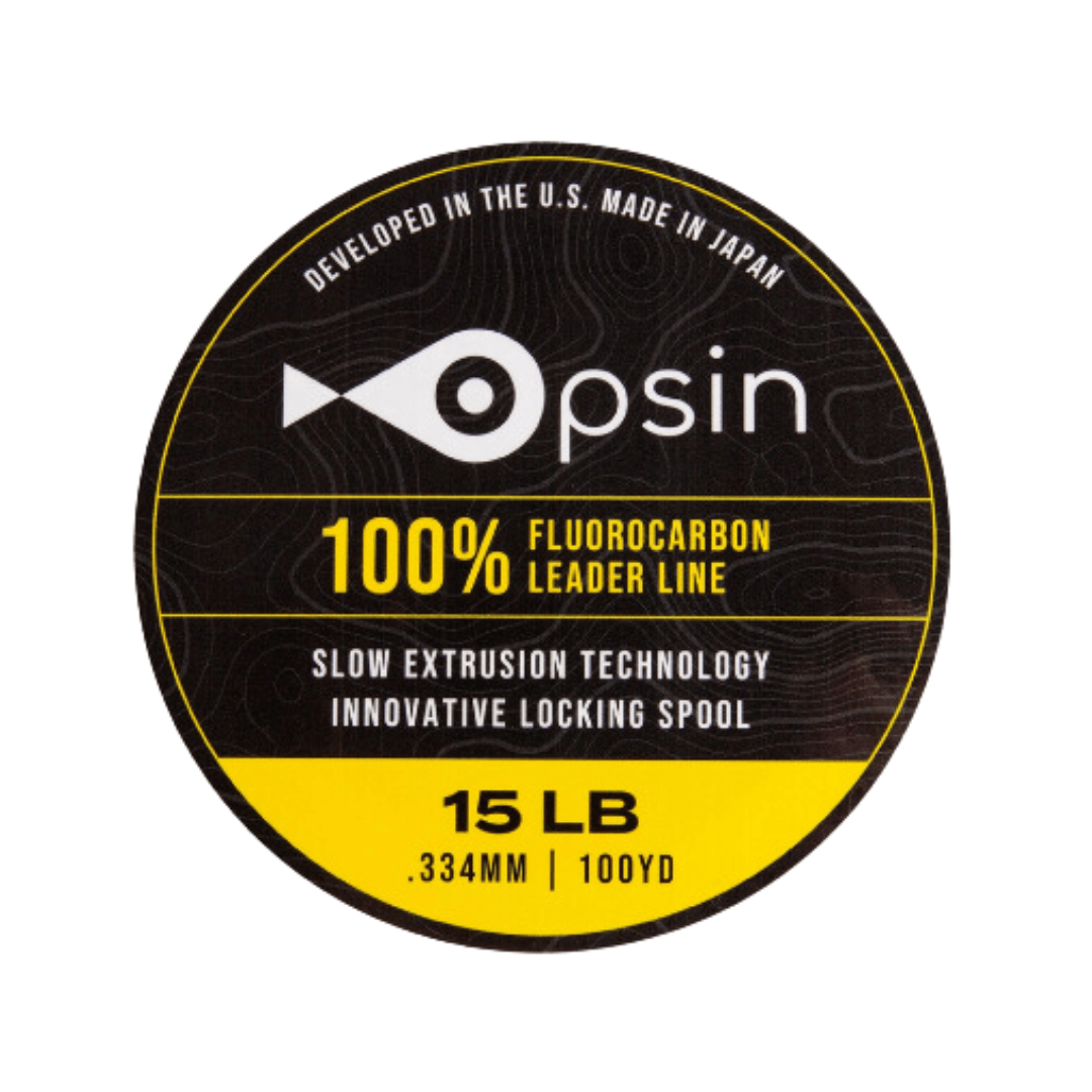 Opsin Fluorocarbon Line – 15 lb (0.35 mm), 100 YD – Opsin USA
