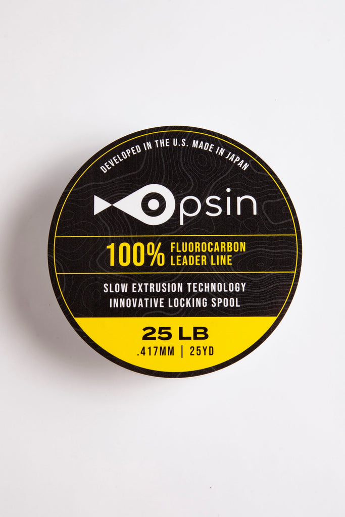 Opsin 25 lb Fluorocarbon Leader - 0.40 mm Japanese PVDF – Opsin USA