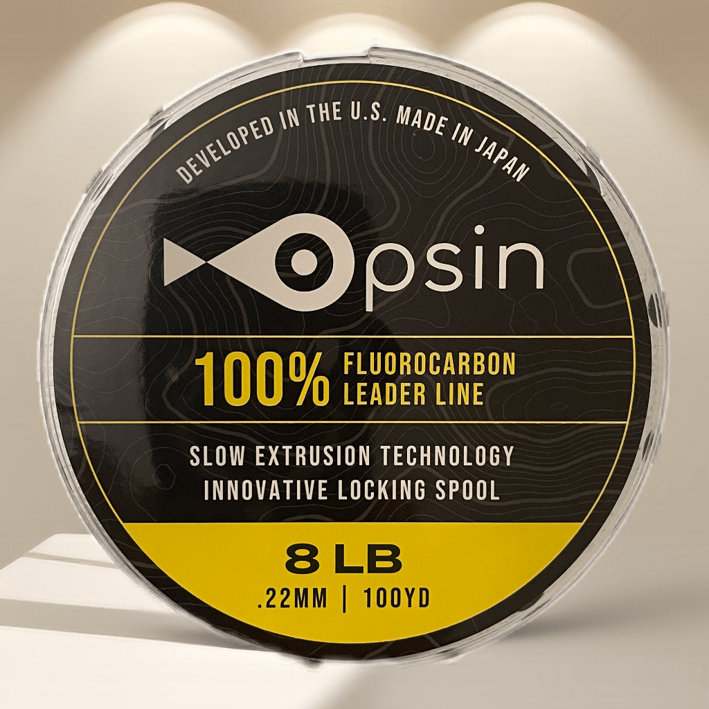 Opsin Fluorocarbon Line – 8 lb (0.22 mm), 100 YD – Opsin USA