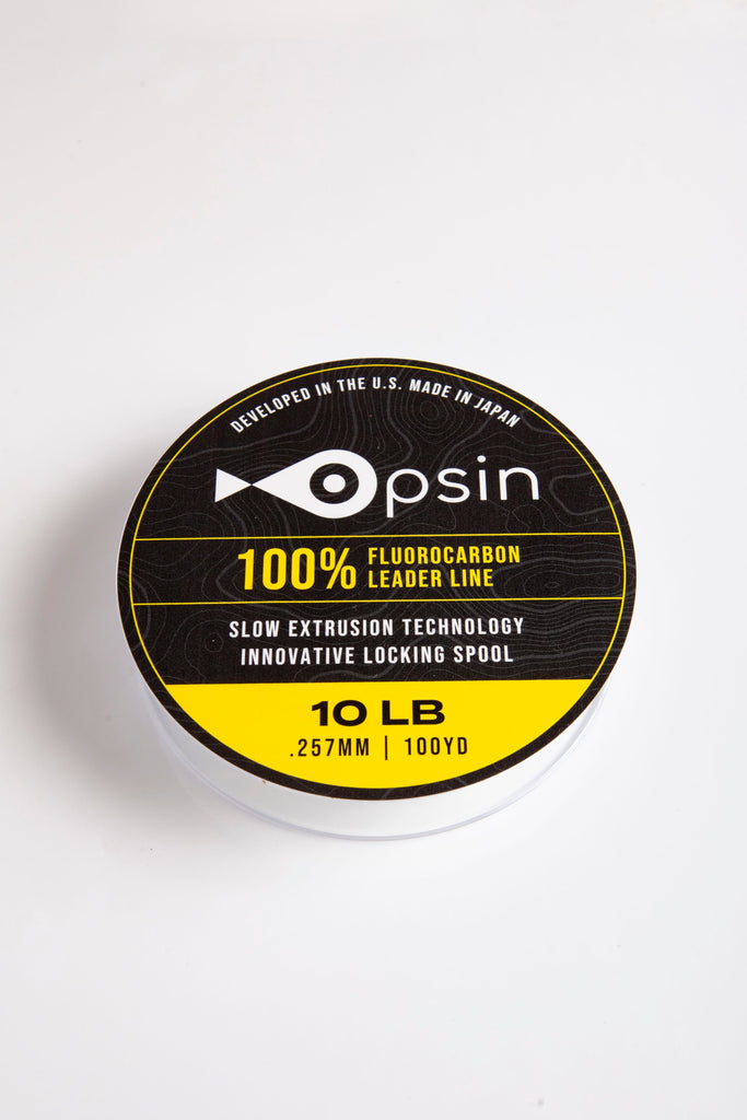 Opsin 10 lb Fluorocarbon Leader - 0.25 mm Japanese PVDF – Opsin USA