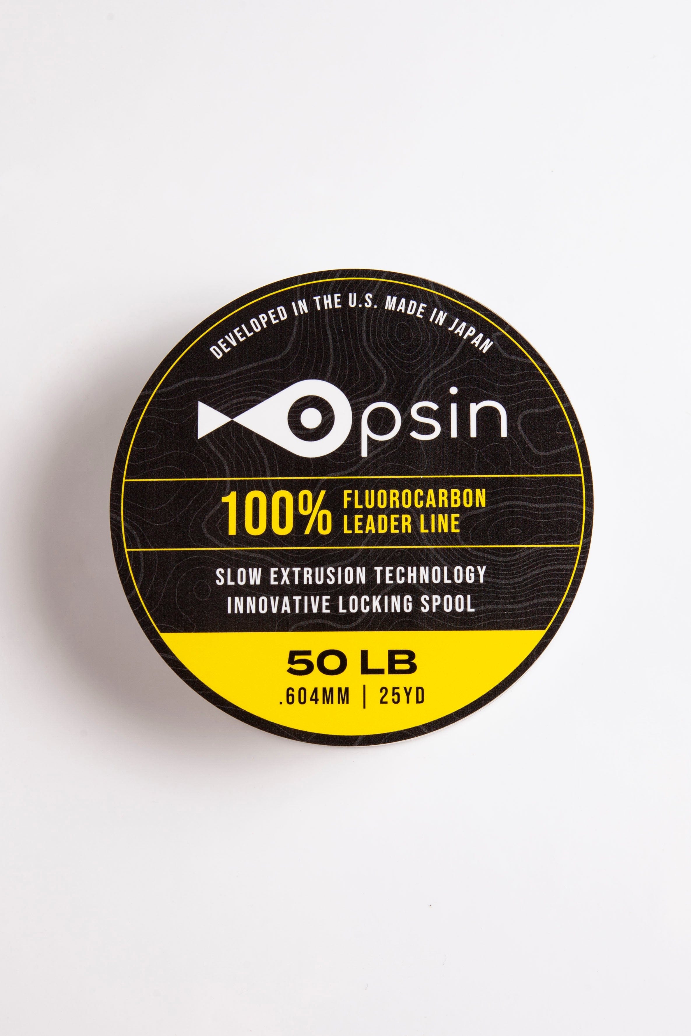 Opsin Fluorocarbon Line – 50 lb (0.59 mm), 25 YD – Opsin USA