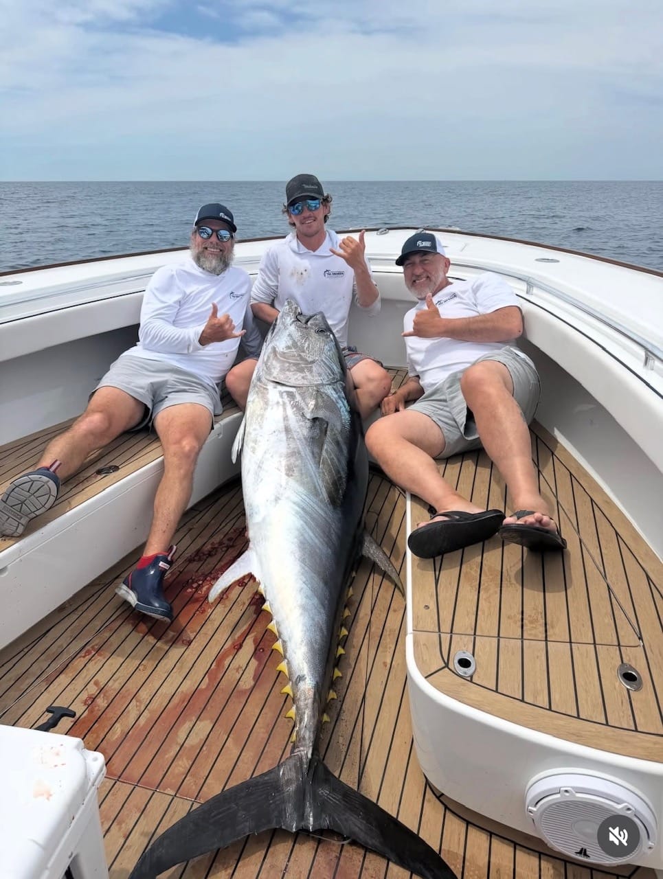 Tuna landed on Opsin 170 lb fluorocarbon